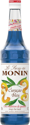 15,95 € Envío gratis | Schnapp Monin Sirope Curaçao Bleu Francia Botella 70 cl Sin Alcohol