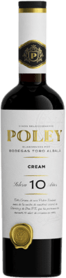 31,95 € Envío gratis | Vino dulce Toro Albalá Poley Cream Solera D.O. Montilla-Moriles Andalucía España Pedro Ximénez 10 Años Botella Medium 50 cl
