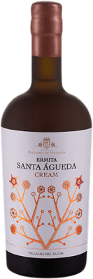 15,95 € Envoi gratuit | Vin Fortifié Marqués de Villalúa Ermita Santa Águeda Cream — Crème D.O. Condado de Huelva Andalousie Espagne Pedro Ximénez Bouteille Medium 50 cl