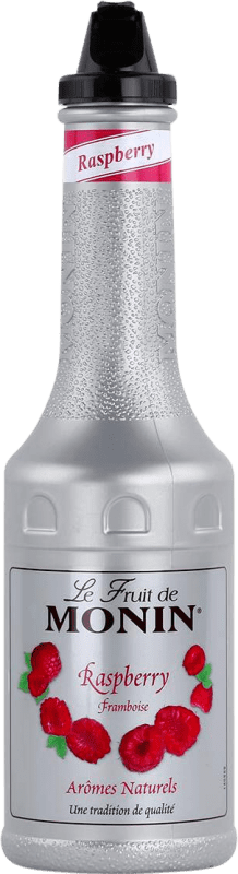 27,95 € Free Shipping | Cocktail Fruit Purée Monin Frambuesa Raspberry France Bottle 1 L Alcohol-Free