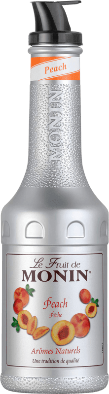 25,95 € 免费送货 | Schnapp Monin Puré Melocotón Peach 法国 瓶子 1 L 不含酒精