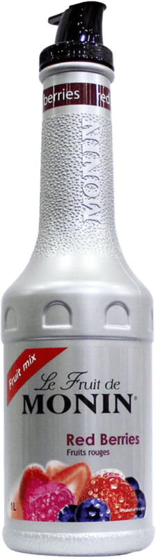 28,95 € 送料無料 | シュナップ Monin Puré de Frutos Rojos Red Berries フランス ボトル 1 L アルコールなし