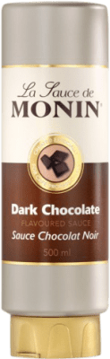 9,95 € Envio grátis | Schnapp Monin Crema Sauce Dark Chocolate França Garrafa Medium 50 cl Sem Álcool
