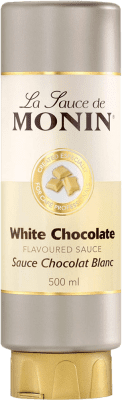 13,95 € Envio grátis | Schnapp Monin Crema Sauce White Chocolate França Garrafa Medium 50 cl Sem Álcool