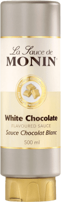 13,95 € Envío gratis | Schnapps Monin Sauce Crema Francia Botella Medium 50 cl White Chocolate — Chocolate Blanco Sin Alcohol