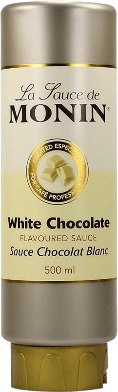 12,95 € Kostenloser Versand | Schnaps Monin Crema Sauce White Chocolate Frankreich Medium Flasche 50 cl Alkoholfrei