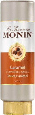 12,95 € Envio grátis | Schnapp Monin Crema Sauce Caramel França Garrafa Medium 50 cl Sem Álcool