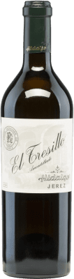 45,95 € 送料無料 | 強化ワイン El Tresillo. Amontillado D.O. Manzanilla-Sanlúcar de Barrameda Andalucía y Extremadura スペイン Palomino Fino ボトル 75 cl