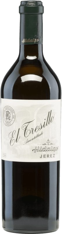 45,95 € Envio grátis | Vinho Generoso Fortificado El Tresillo Amontillado D.O. Jerez-Xérès-Sherry Andaluzia Espanha Palomino Fino 75 cl