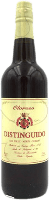 13,95 € Free Shipping | Fortified wine Carbajo Distinguido Oloroso D.O. Manzanilla-Sanlúcar de Barrameda Andalucía y Extremadura Spain Palomino Fino Bottle 75 cl