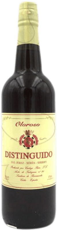 13,95 € Free Shipping | Fortified wine Carbajo Distinguido Oloroso D.O. Manzanilla-Sanlúcar de Barrameda Andalucía y Extremadura Spain Palomino Fino Bottle 75 cl