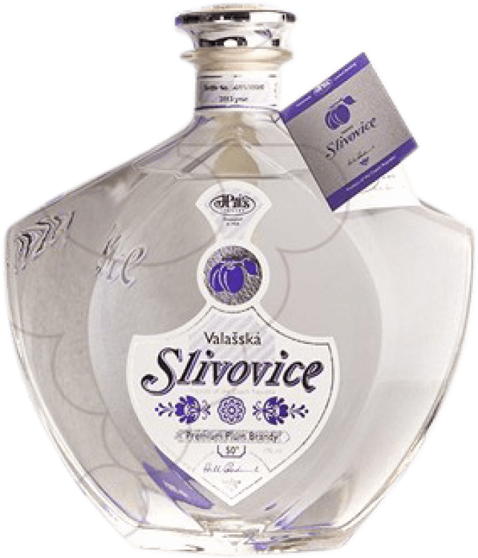 31,95 € Envío gratis | Orujo Hill's Aguardiente Slivovice Valasska República Checa Botella 70 cl