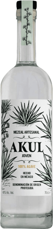 56,95 € Envio grátis | Mezcal Akul Jovem México Garrafa 70 cl