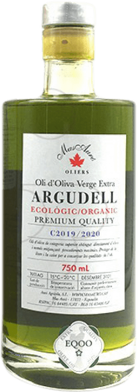 19,95 € Spedizione Gratuita | Olio d'Oliva Mas Auró EVO Extra Vergine D.O. Empordà Catalogna Spagna Argudell Organic Bio Bottiglia 70 cl