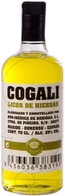 9,95 € Kostenloser Versand | Kräuterlikör Nor-Iberica de Bebidas Cogali Hierbas Spanien Flasche 70 cl