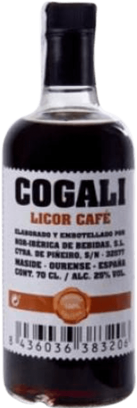 8,95 € Envío gratis | Orujo Aguardiente Nor-Iberica de Bebidas Cogali Café España Botella 70 cl