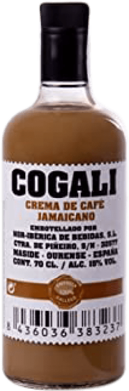 8,95 € Envío gratis | Crema de Licor Nor-Iberica de Bebidas Cogali Crema de Café Jamaicano España Botella 70 cl