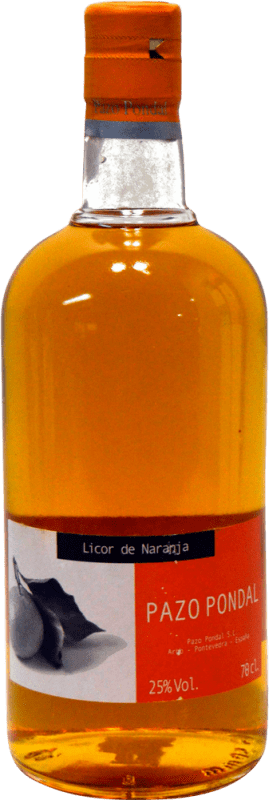 12,95 € Бесплатная доставка | Марк Pazo Pondal Licor de Naranja Испания бутылка 70 cl
