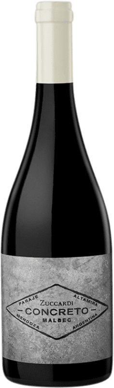 38,95 € Kostenloser Versand | Rotwein Zuccardi Concreto I.G. Mendoza Mendoza Argentinien Malbec 75 cl