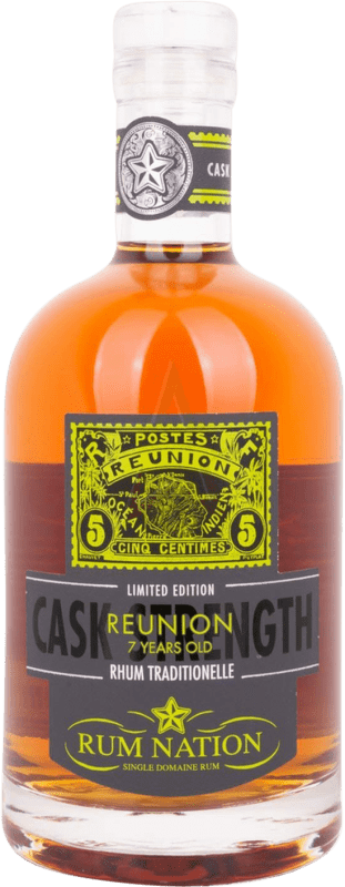 71,95 € Бесплатная доставка | Ром Rum Nation Reunion Cask Strength — Бочковая крепость XA Extra Añejo — Экстра выдержанный воссоединение 7 Лет 70 cl