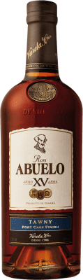 81,95 € 免费送货 | 朗姆酒 Abuelo XV Tawny Port Cask Finish 巴拿马 15 岁 瓶子 70 cl