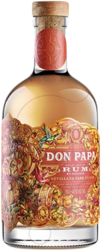 494,95 € Envio grátis | Rum Don Papa Rum Sevillana Cask Extra Añejo Filipinas Garrafa 70 cl