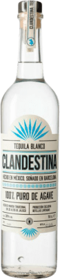 46,95 € 免费送货 | 龙舌兰 Clandestina. Blanco 墨西哥 瓶子 70 cl