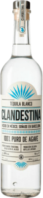 48,95 € 免费送货 | 龙舌兰 Clandestina. Blanco 墨西哥 瓶子 70 cl