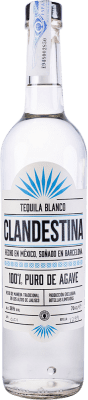 48,95 € Бесплатная доставка | Текила Clandestina. Blanco Мексика бутылка 70 cl