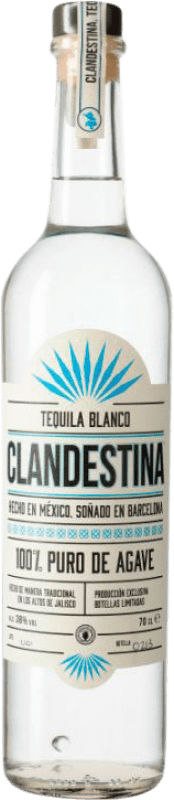 48,95 € Kostenloser Versand | Tequila Clandestina. Blanco Mexiko Flasche 70 cl