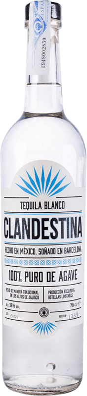 48,95 € 送料無料 | テキーラ Clandestina. Blanco メキシコ ボトル 70 cl