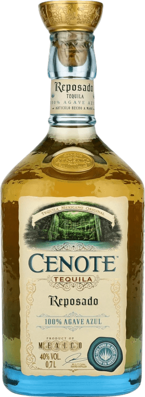 55,95 € Envio grátis | Tequila Cenote Reposado México Garrafa 70 cl