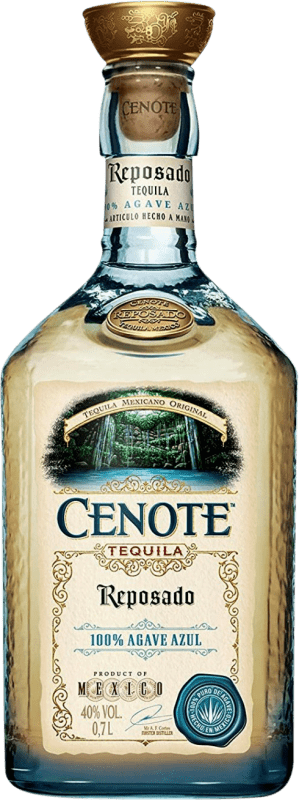 57,95 € Free Shipping | Tequila Cenote Reposado Mexico Bottle 70 cl