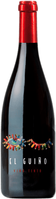 9,95 € 免费送货 | 红酒 Marqués de Villalúa El Guiño D.O. Condado de Huelva 安达卢西亚 西班牙 Tempranillo, Syrah, Cabernet Sauvignon 瓶子 75 cl