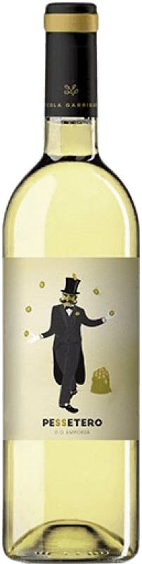 8,95 € Envoi gratuit | Vin Blanc Garriguella Pessetero Jeune D.O. Empordà Catalogne Espagne Grenache Blanc, Muscat, Macabeo Bouteille 75 cl
