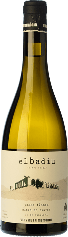 16,95 € Envío gratis | Vino blanco Vins de La Memòria El Badiu Badalona Joven D.O. Alella Cataluña España Pansa Blanca Botella 75 cl