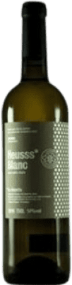 11,95 € Spedizione Gratuita | Vino bianco La Vinyeta Heusss Blanc Giovane D.O. Empordà Catalogna Spagna Xarel·lo Bottiglia 75 cl