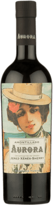 23,95 € Бесплатная доставка | Крепленое вино Yuste Aurora Amontillado D.O. Jerez-Xérès-Sherry Андалусия Испания Palomino Fino бутылка 75 cl