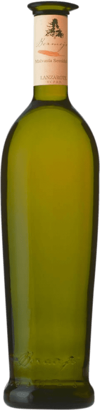 28,95 € Free Shipping | White Wine Los Bermejos Semiseco — Semi Dry Young D.O. Lanzarote Canary Islands Spain Malvasia 75 cl