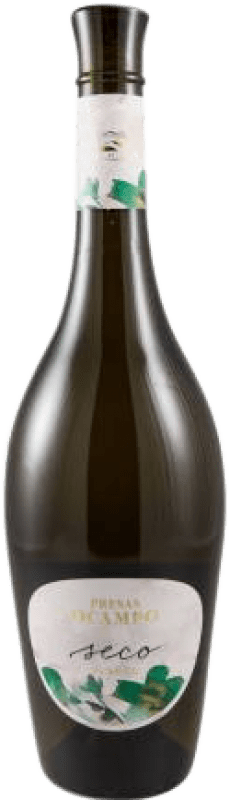 18,95 € Spedizione Gratuita | Vino bianco Presas Ocampo Blanco Sobre Lías Secco Giovane D.O. Tacoronte-Acentejo Isole Canarie Spagna Moscato, Listán Bianco Bottiglia 75 cl