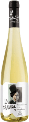 10,95 € Kostenloser Versand | Weißwein Vinos Sanz La Chalada Semiseco — Halbtrocken Jung D.O. Rueda Kastilien und León Spanien Verdejo Flasche 75 cl