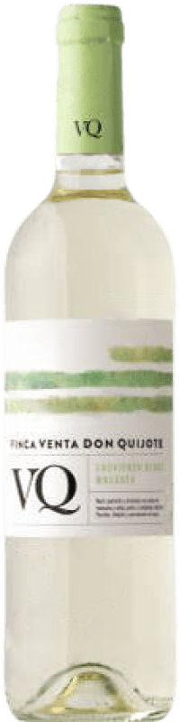 5,95 € Envío gratis | Vino blanco J. Fernando Finca Venta de Don Quijote Blanco Joven I.G.P. Vino de la Tierra de Castilla Castilla la Mancha y Madrid España Macabeo, Sauvignon Blanca Botella 75 cl