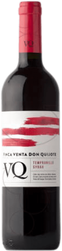 5,95 € Free Shipping | Red wine J. Fernando Finca Venta de Don Quijote Young I.G.P. Vino de la Tierra de Castilla Castilla la Mancha y Madrid Spain Tempranillo, Syrah Bottle 75 cl