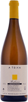 39,95 € Spedizione Gratuita | Vino bianco A Teixa Crianza D.O. Ribeiro Galizia Spagna Treixadura Bottiglia 75 cl
