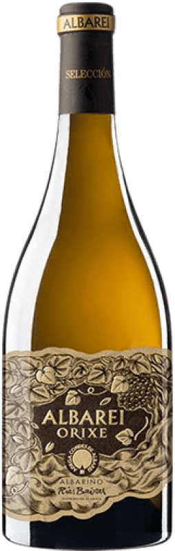 18,95 € Бесплатная доставка | Белое вино Condes de Albarei Orixe старения D.O. Rías Baixas Галисия Испания Albariño бутылка 75 cl