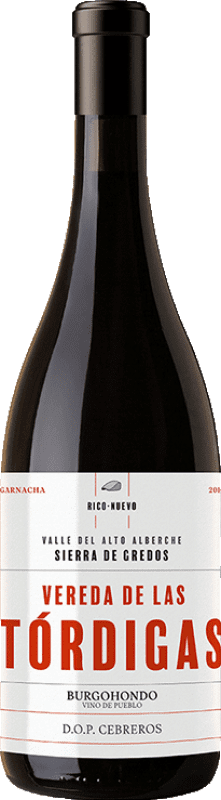 16,95 € Бесплатная доставка | Красное вино Rico Nuevo Viticultores Vereda de las Tórdigas D.O.P. Cebreros Кастилия-Леон Испания Garnacha — Гренаш 75 cl
