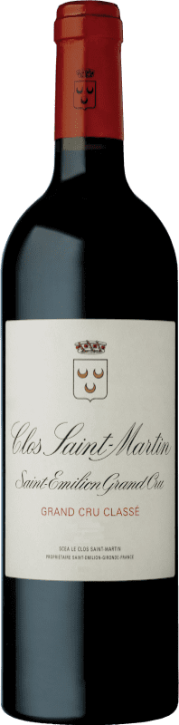 78,95 € Kostenloser Versand | Rotwein Château Clos Saint Martin A.O.C. Saint-Émilion Bordeaux Frankreich Merlot, Cabernet Sauvignon, Cabernet Franc Flasche 75 cl
