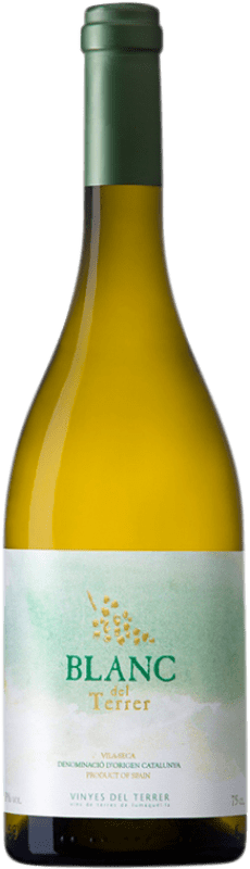 19,95 € Envío gratis | Vino blanco Vinyes del Terrer Blanc D.O. Catalunya Cataluña España Macabeo Botella Magnum 1,5 L
