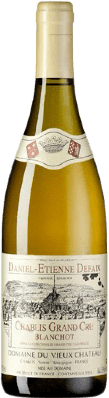 115,95 € Envío gratis | Vino Blanco Daniel-Etienne Defaix Blanchot Grand Cru Crianza A.O.C. Chablis Borgoña Francia Chardonnay 75 cl