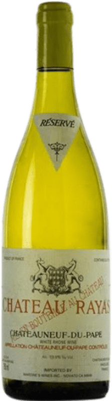583,95 € 免费送货 | 白酒 Château Rayas Blanco 岁 A.O.C. Châteauneuf-du-Pape 罗纳 法国 Grenache White, Clairette Blanche 瓶子 75 cl